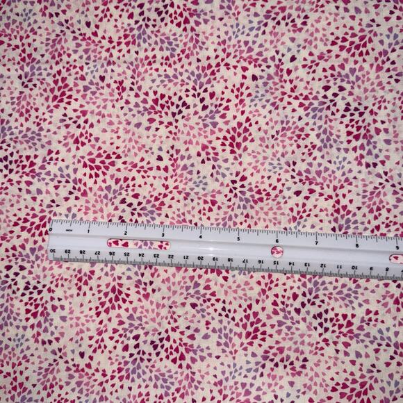 Happy Hearts Pink Purple | Fly By Butterfly | Michael Miller Fabrics | 1/2 Yard - Picture 3 of 6